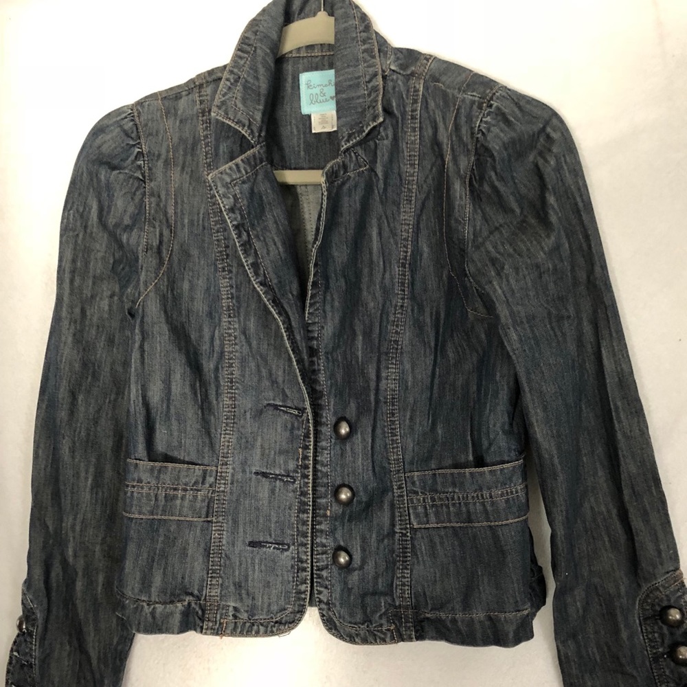 Cute bohemian jeans jacket